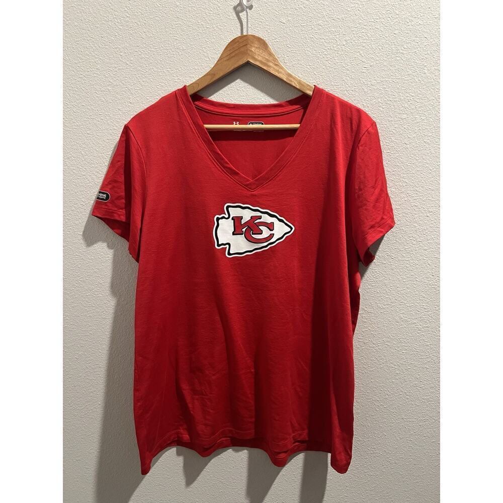 Kansas City Chiefs T Shirt Womens XL Red